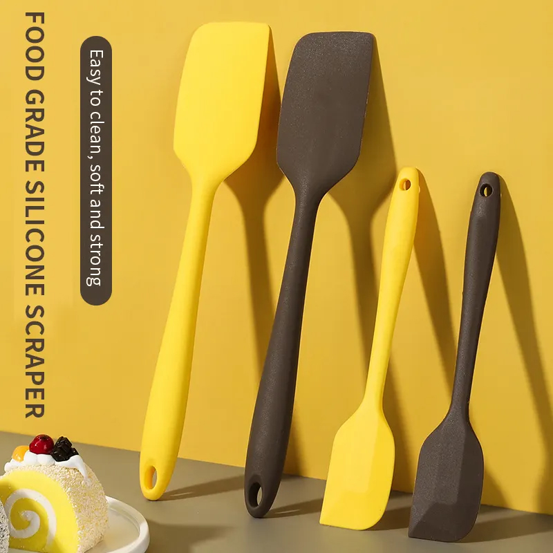Factory Custom Food Grade baking utensils Heat Resistant Silicone Spatula Set for kitchen